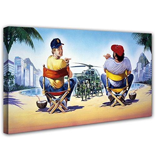 Terence Hill und Bud Spencer - Vier Fäuste gegen Rio - Leinwand (120 x 60 cm) - Renato Casaro Edition (120 x 60 cm) von Terence Hill