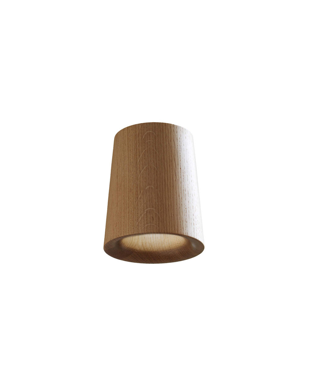 Terence Woodgate - Solid Downlight Cone Natural Oak von Terence Woodgate