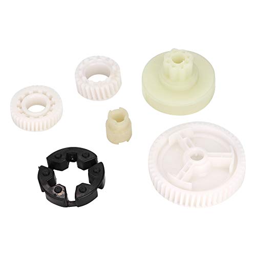 Terisass Vorne links Fahrerseite Power Window Lift Motor 6 Stk. Autofenstergläser Motor Gear Replacement Kit von Terisass