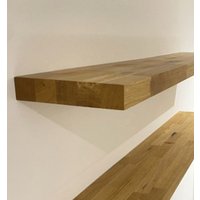 Holz Wandregal Eiche | Float Regal Selbsthängend Hängend Regal Wandboard Schwebendes Ohne Sichtbare Halterung Qualität von TerleckiPL