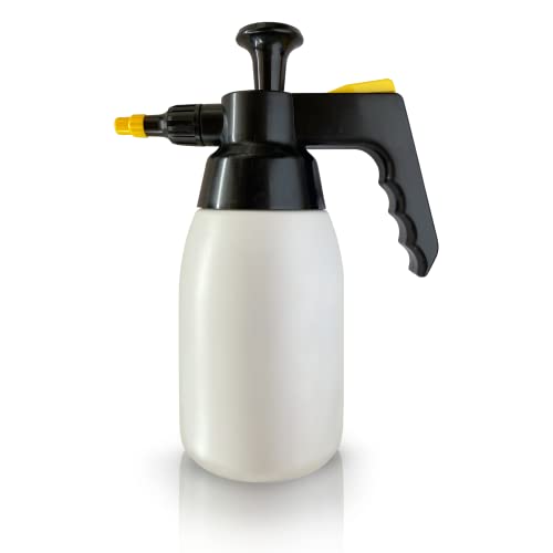 Pumpsprühflasche (Säuren,Laugen geeignet weiß/gelb) Drucksprüher drucksprühgerät Drucksprühflasche Pump Sprühflasche Druckluftzerstäuber Garten Druck spritze Drucksprüher Garten von Terma