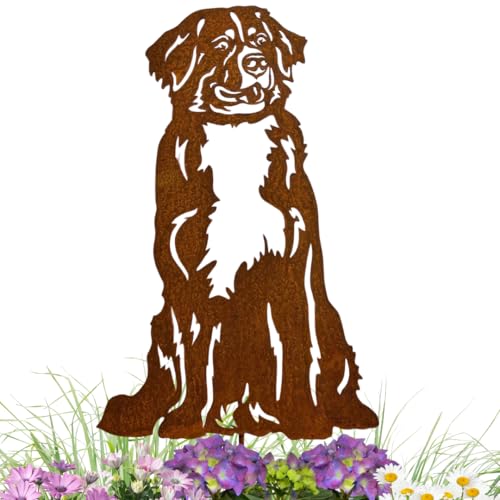 Terma Stahldesign Berner Sennenhund Edelrost Hund Verschiedene Rassen, Handmade Germany, tolle gartendeko aus Rost-Metall, deko rostoptik, Rostfiguren Tiere, rostfiguren Garten, Rostdeko von Terma