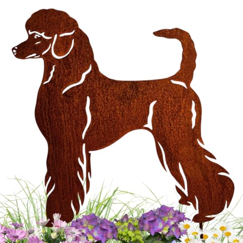 Terma Stahldesign Edelrost Gartenstecker Hund Pudel Handmade Germany, tolle gartendeko aus Rost-Metall, deko rostoptik, Rostfiguren Tiere, rostfiguren Garten, Rostdeko Terma Stahldesign Edelrost Gartenstecker Hund Pudel Handmade Germany, tolle gartendeko aus Rost-Metall, deko rostoptik, Rostfiguren Tiere, rostfiguren Garten, Rostdeko von Terma