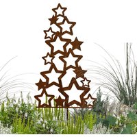 Gartenstecker Weihnachtsbaum Sterne Gartenstecker Weihnachtsbaum Sterne von TermaStahldesignShop