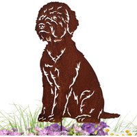 Rost Gartenstecker Klein Hund , Tolle Gartendeko Aus Metall Figur Deko Geschenk Rostfigur Garten Gartenfigur, Hundegrab Deko Lagotto Rost Gartenstecker Klein Hund , Tolle Gartendeko Aus Metall Figur Deko Geschenk Rostfigur Garten Gartenfigur, Hundegrab Deko Lagotto von TermaStahldesignShop