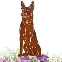 Rost Gartenstecker Klein Hund , Tolle Gartendeko Aus Metall Figur Deko Geschenk Rostfigur Garten Gartenfigur, Hundegrab Deko Malinois Rost Gartenstecker Klein Hund , Tolle Gartendeko Aus Metall Figur Deko Geschenk Rostfigur Garten Gartenfigur, Hundegrab Deko Malinois von TermaStahldesignShop
