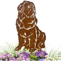 Rost Gartenstecker Klein Hund , Tolle Gartendeko Aus Metall Figur Deko Geschenk Rostfigur Garten Gartenfigur, Hundegrab Deko Neufundländer Rost Gartenstecker Klein Hund , Tolle Gartendeko Aus Metall Figur Deko Geschenk Rostfigur Garten Gartenfigur, Hundegrab Deko Neufundländer von TermaStahldesignShop