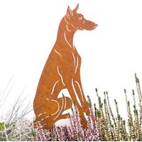 Rost Gartenstecker Klein Hund , Tolle Gartendeko Aus Metall Figur Deko Geschenk Rostfigur Garten Gartenfigur, Hundegrab Deko Windhund Podenc Rost Gartenstecker Klein Hund , Tolle Gartendeko Aus Metall Figur Deko Geschenk Rostfigur Garten Gartenfigur, Hundegrab Deko Windhund Podenc von TermaStahldesignShop