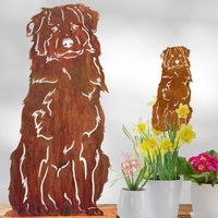 Rostfigur Australian Shepherd, Edelrost Hund, Gartenfigur, Gartenstecker, Gartendeko Rostfigur Australian Shepherd, Edelrost Hund, Gartenfigur, Gartenstecker, Gartendeko von TermaStahldesignShop