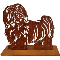 Rostfigur Havaneser Rostfigur Havaneser von TermaStahldesignShop