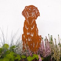 Rostfigur Irish Setter, Edelrost Hund, Gartenfigur, Gartenstecker, Gartendeko Rostfigur Irish Setter, Edelrost Hund, Gartenfigur, Gartenstecker, Gartendeko von TermaStahldesignShop