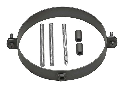 TermaTech Rohrschellen-Set 120er Ofenrohrschelle Schwarz TermaTech Rohrschellen-Set 120er Ofenrohrschelle Schwarz von TermaTech