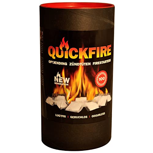 TermaTech | Anzünder QuickFire | 1 Packung mit 100 Stück von TermaTech