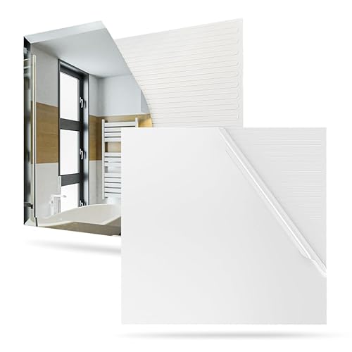 Termofol Heizfolie 230v unter Wandspiegel - Heizmatte Anti-Dampf fur Badezimmer - Badspiegel Heizung Elektrisch - Spiegelheizung Wandheizung Folie - Quadratisch - 40x40 cm(30W) von Termofol