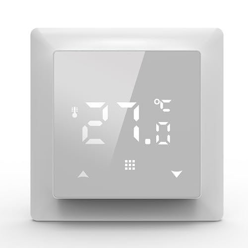 Termofol Heizungsthermostat TF-H6 - Heizkörperthermostat IP31 - Thermostat für Heizfolie - Smart Home Gadget - Weiß von Termofol