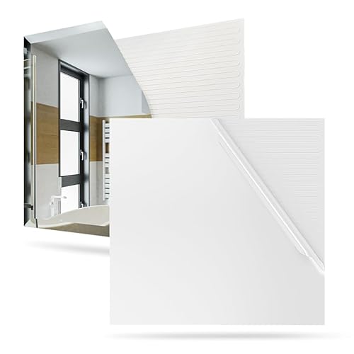 Termofol Heizfolie 230v unter Wandspiegel - Heizmatte Anti-Dampf fur Badezimmer - Badspiegel Heizung Elektrisch - Spiegelheizung Wandheizung Folie - Quadratisch - 52x52 cm(45W) von Termofol