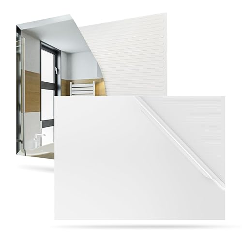 Termofol Heizfolie 230v unter Wandspiegel - Heizmatte Anti-Dampf fur Badezimmer - Badspiegel Heizung Elektrisch - Spiegelheizung Wandheizung Folie - Rechteckig - 54x80 cm(88W) von Termofol