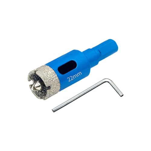 Teronbeta Diamant Lochsäge 22mm mit Zentrierbohrer, Professionellen Hartgelötet Diamant Kernlochbohrer für Fliesen, Porzellan, Keramik, Glas, Quarzit, Marmor Teronbeta Diamant Lochsäge 22mm mit Zentrierbohrer, Professionellen Hartgelötet Diamant Kernlochbohrer für Fliesen, Porzellan, Keramik, Glas, Quarzit, Marmor von Teronbeta