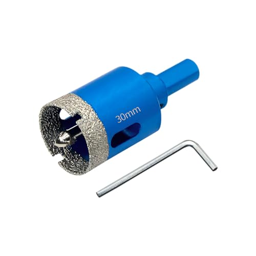 Teronbeta Diamant Lochsäge 30mm mit Zentrierbohrer, Professionellen Hartgelötet Diamant Kernlochbohrer für Fliesen, Porzellan, Keramik, Glas, Quarzit, Marmor Teronbeta Diamant Lochsäge 30mm mit Zentrierbohrer, Professionellen Hartgelötet Diamant Kernlochbohrer für Fliesen, Porzellan, Keramik, Glas, Quarzit, Marmor von Teronbeta