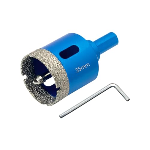Teronbeta Diamant Lochsäge 35mm mit Zentrierbohrer, Professionellen Hartgelötet Diamant Kernlochbohrer für Fliesen, Porzellan, Keramik, Glas, Quarzit, Marmor Teronbeta Diamant Lochsäge 35mm mit Zentrierbohrer, Professionellen Hartgelötet Diamant Kernlochbohrer für Fliesen, Porzellan, Keramik, Glas, Quarzit, Marmor von Teronbeta