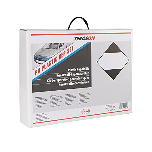 TEROSON Kunststoff-Reparaturset, Set enthält 2K-Kleber, Kartuschenpresse u.v.m., Reparaturset zum Ausbessern von Kratzern & Löchern an Kunststoffteilen, 1 x Reparaturkit TEROSON Kunststoff-Reparaturset, Set enthält 2K-Kleber, Kartuschenpresse u.v.m., Reparaturset zum Ausbessern von Kratzern & Löchern an Kunststoffteilen, 1 x Reparaturkit von Teroson