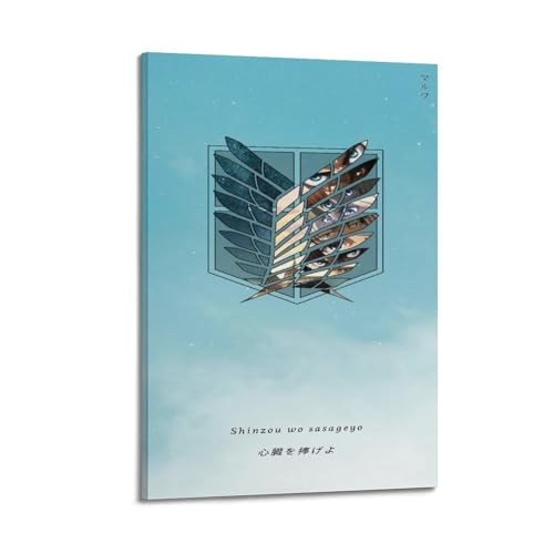 Terp Attack On Titan Poster Wandkunst Poster Geschenk für Freund Schlafzimmer Wohnzimmer Dekor Modern Ästhetischer Rahmen Stil 20 x 30 cm Terp Attack On Titan Poster Wandkunst Poster Geschenk für Freund Schlafzimmer Wohnzimmer Dekor Modern Ästhetischer Rahmen Stil 20 x 30 cm von Terp