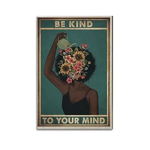 Terp "Be Kind To Your Mind" Poster, Wandkunst, Filme und Musik, Poster, Geschenk für Freunde, Schlafzimmer, Wohnzimmer, Dekoration, modern, ästhetisch, ungerahmt, 50 x 75 cm von Terp