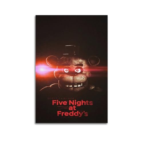 Terp Five Nights At Freddys Poster, Wandkunst, Poster, Geschenk für Freunde, Schlafzimmer, Wohnzimmer, Dekoration, modern, ästhetisch, ungerahmt, 30 x 45 cm von Terp