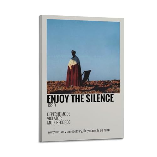 Terp Poster "Enjoy The Silence", Wandkunst, Geschenk für Freunde, Schlafzimmer, Wohnzimmer, Dekor, moderner ästhetischer Rahmen-Stil, 40 x 60 cm Terp Poster "Enjoy The Silence", Wandkunst, Geschenk für Freunde, Schlafzimmer, Wohnzimmer, Dekor, moderner ästhetischer Rahmen-Stil, 40 x 60 cm von Terp