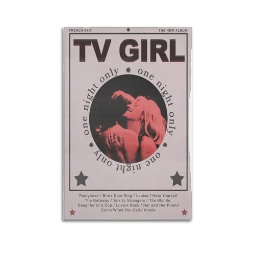 Terp TV Girl Poster Wandkunst Poster Geschenk für Freund Schlafzimmer Wohnzimmer Dekor Modern Ästhetik ungerahmt 30 x 45 cm von Terp
