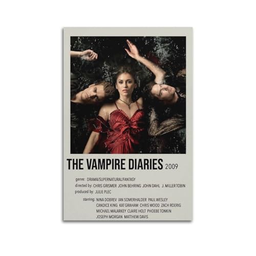 Terp The Vampire Diaries Poster, Wandkunst, Poster, Geschenk für Freunde, Schlafzimmer, Wohnzimmer, Dekoration, modern, ästhetisch, ungerahmt, 30 x 45 cm von Terp