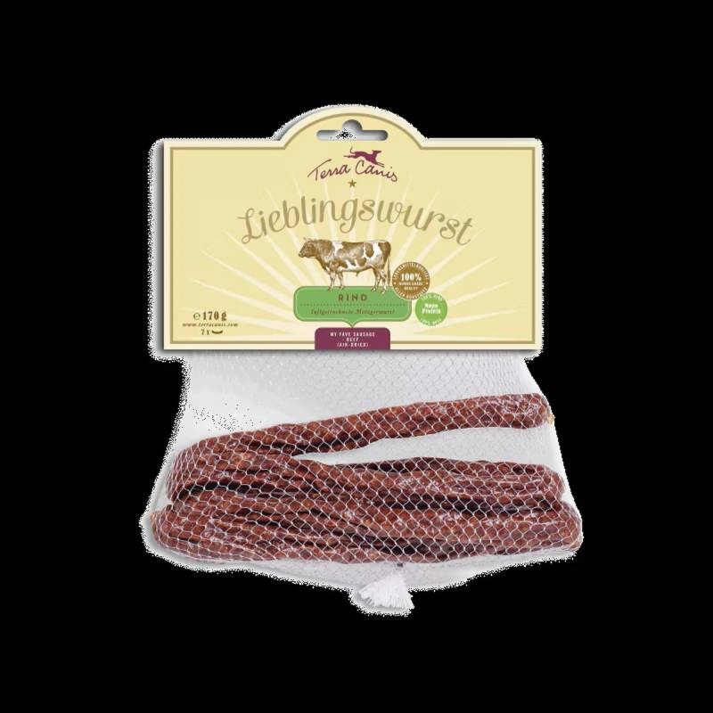 Terra Canis Lieblingswurst 170g Rind 170g von Terra Canis