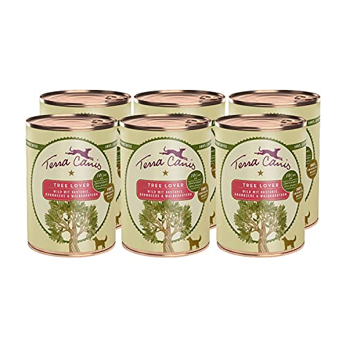 Terra Canis Wild, Kastanie, Brombeere & Waldkräutern - Love The Planet, 6x400g I Tree Lover Menü I Premium Hundefutter I Getreidefrei & leicht verdaulich von Terra Canis