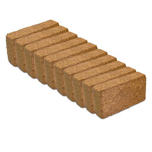 Terra Discount Humusziegel für Pflanzen, Quellerde aus Kokosfaser zur Anzucht von Pflanzen, Kokosziegel (36x 650 g) von Terra Discount