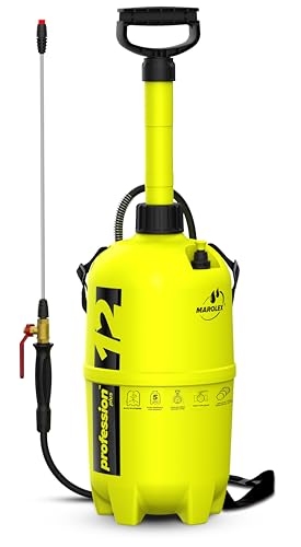 TerraDomi Kalksprüher 12 Liter Premium Drucksprüher | Gartenspritze für Kalkgemische, Ölpräparate oder Holzschutzmittel | Entwickelt mit Mischer im Inneren und breitem Durchfluss von Terra Domi