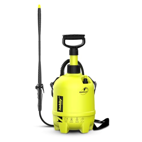 TerraDomi Premium 7 Liter Drucksprüher I Gartenspritze für Hobby und Gärtner I verstellbare Düse I europäische Qualität I hochwertig und robust von Terra Domi
