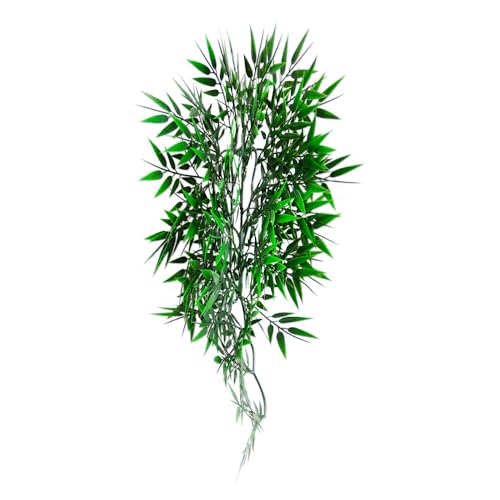 Kunstpflanze Bambus - Hängepflanze für Terrarien als Versteck für Ihr Terrarium - Terrarium Plants - Big Bamboo Rattan 30-60 cm (Medium 30 cm) von Terra Exotica