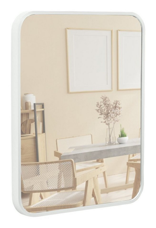 Terra Home Wandspiegel (inklusive Schrauben und Dübel), Badezimmerspiegel Flurspiegel Spiegel 40x50 weiß von Terra Home