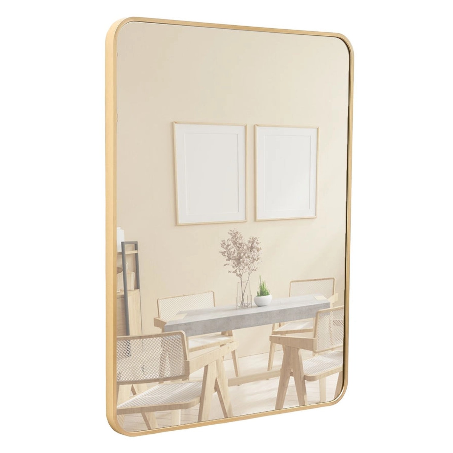 Terra Home Wandspiegel 60x80 Gold Metallrahmen von Terra Home