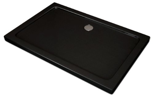 50 mm Duschtasse 80 x 90 cm (schwarz) von Terra Trading GmbH