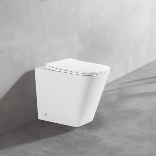 Spülrandloses Stand-WC inkl. Soft-Close Sitz WHR-586055 von Terra Trading GmbH