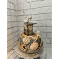Kutter Boot Schiff Gartenkeramik Frostfest von TerraCottageKeramik