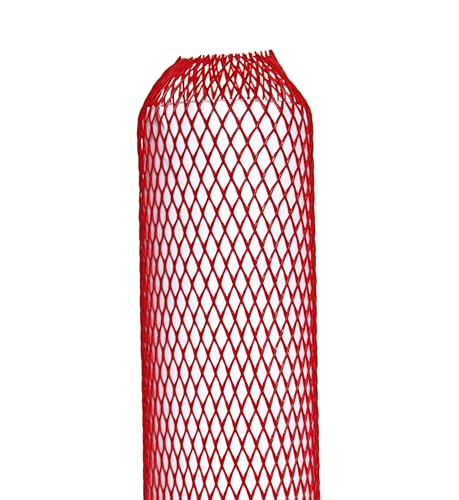 Netzschlauch, Verpackungsnetz, Oberflächenschutznetz STANDARD, Ø 50-100mm, rot (100m) von TerraGala