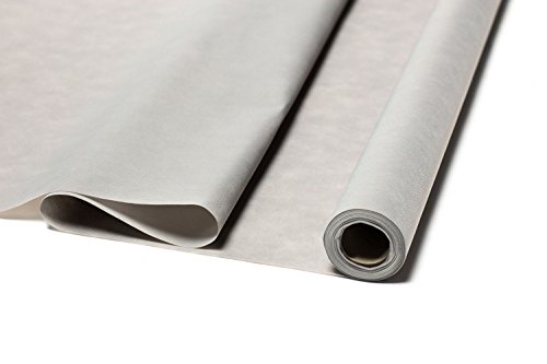 Premium Tischdecke aus Vlies, abwaschbar, leicht zuzuschneiden, mit Lotuseffekt, Made in Germany - Zertifiziert nach Oeko-TEX® Standard 100 (1,2m x 20m, grau) von TerraGala