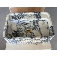 Waschbecken Aus Calacatta-Viola-Marmor Waschbecken Aus Calacatta-Viola-Marmor von TerraMarbleDesing