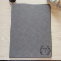 Personalisiertes Portfolio Mit Notizblock, Personalisiertes Großes Portfolio, Individuelles Padfolio 9x12 In, Einzigartiges Notizbuch, Custom Journal von TerraRossaGifts