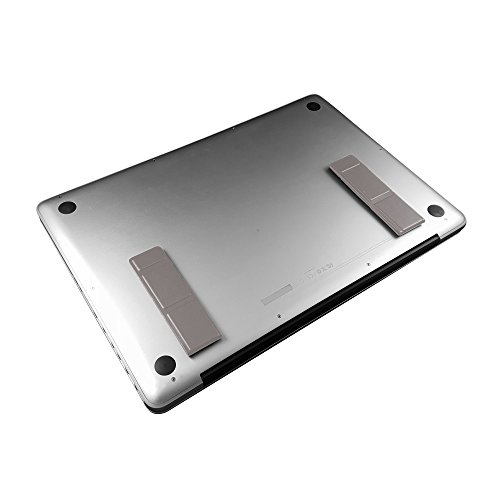 TERRATEC Flip stand, Standfüße mit verstellbarem Winkel für Mac- und Notebooks, von TerraTec