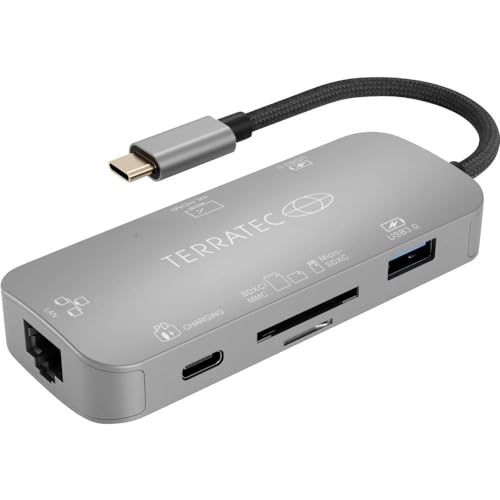 Terratec Connect C8 USB Type-C - 7 in 1 Adapter 306706 von TerraTec