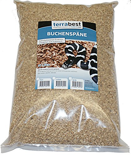 Buchenspäne fein 1-3 mm 20 Liter Buchenhack Bodengrund Einstreu Terrarium Buchenspäne fein 1-3 mm 20 Liter Buchenhack Bodengrund Einstreu Terrarium von Terrabest