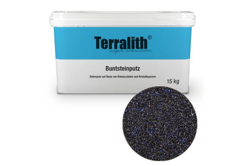 Terralith® Kunstharzputz Buntsteinputz Mosaikputz 2mm -15 kg- BSP92 (Eimer, Verarbeitungsfertig) Dekorationsputz aus Marmor-Granulat bzw. eingefärbter Körnung von Terralith®